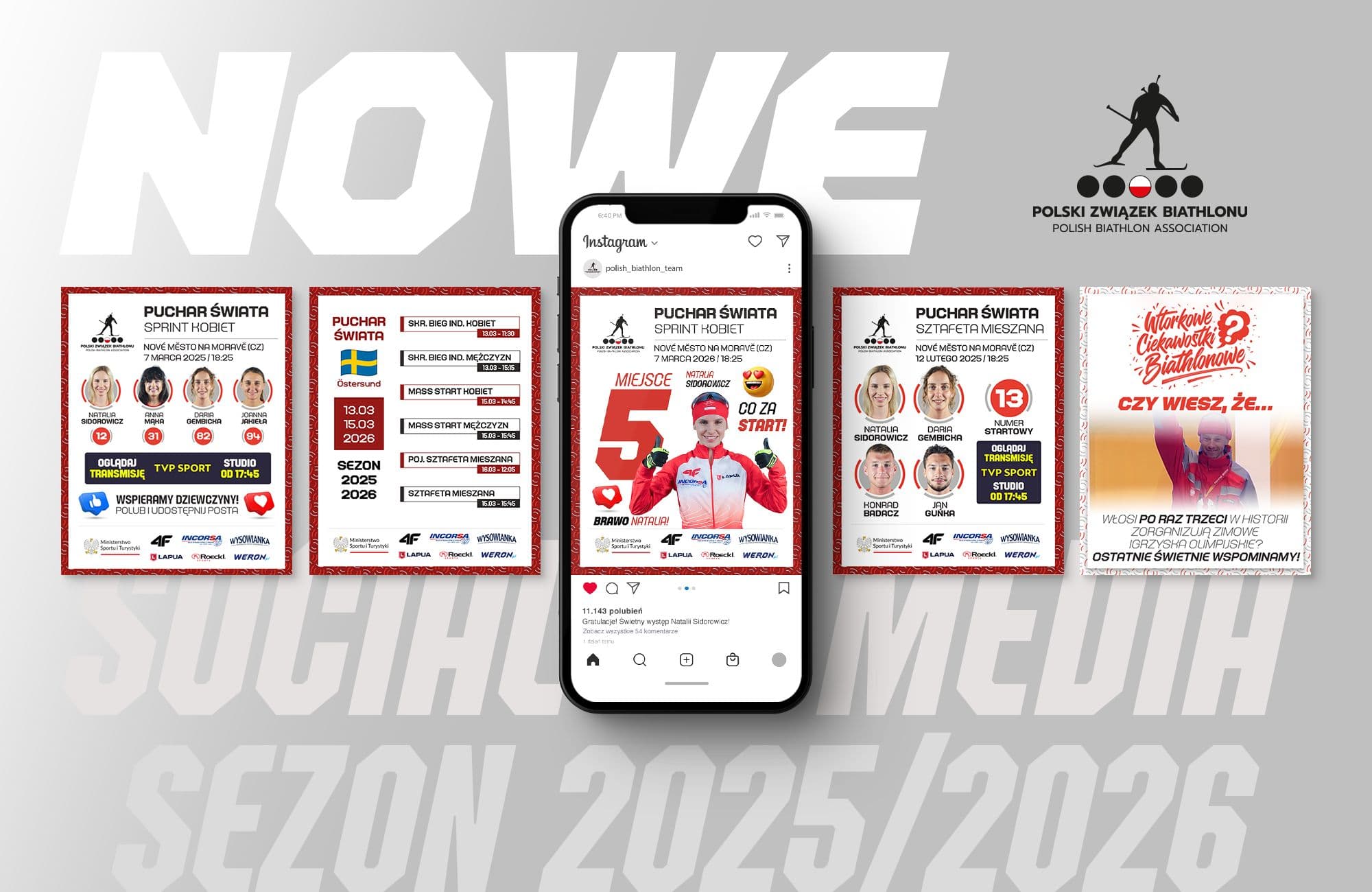 Polski Związek Biathlonu — identyfikacja wizualna